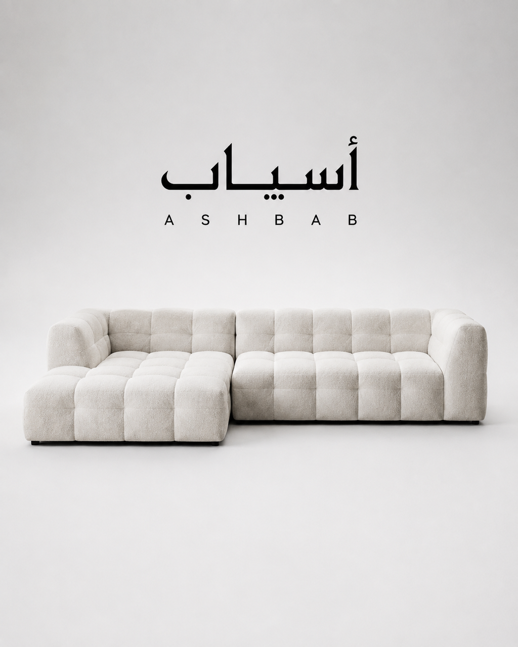Living Room Sofa Lambswool Velvet Corner Salon Decor Soft Sofa Adult L Shaped Floor Soggiorno Nordic Furniture (White)
