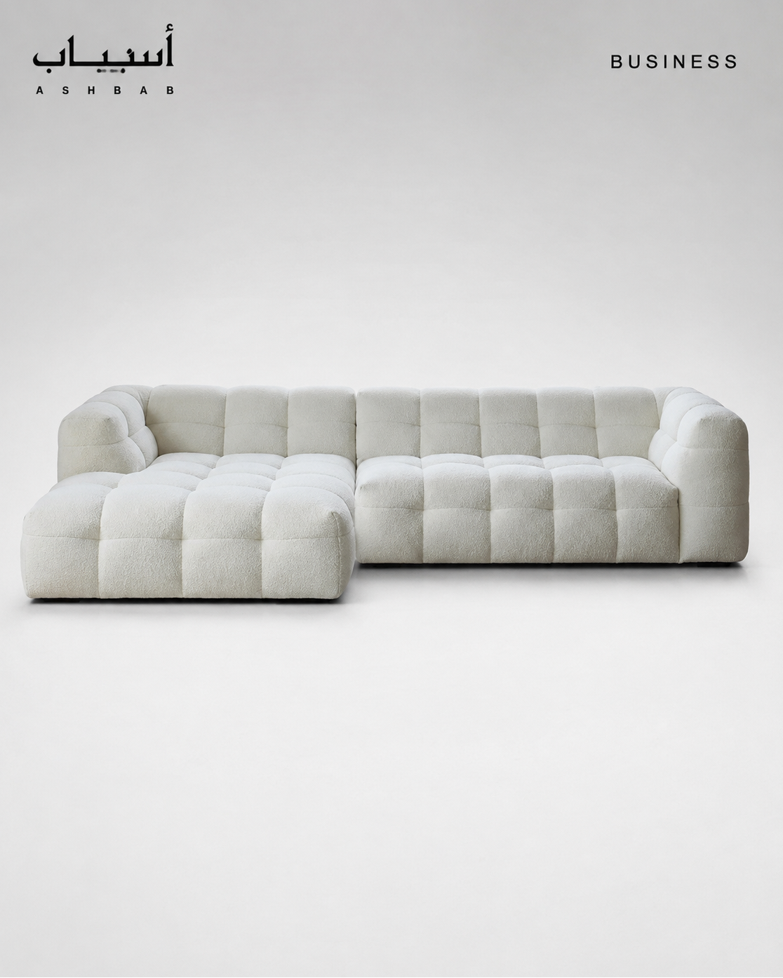 Living Room Sofa Lambswool Velvet Corner Salon Decor Soft Sofa Adult L Shaped Floor Soggiorno Nordic Furniture (White)