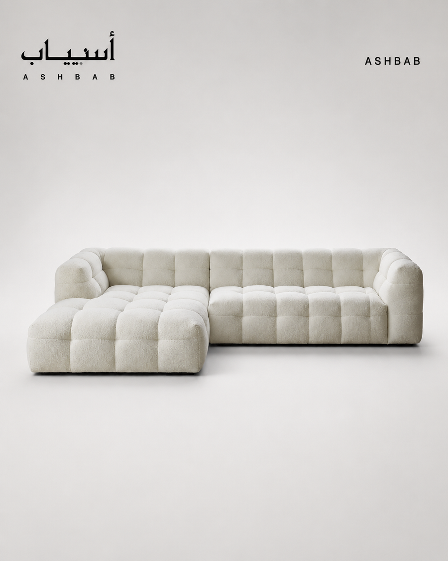 Living Room Sofa Lambswool Velvet Corner Salon Decor Soft Sofa Adult L Shaped Floor Soggiorno Nordic Furniture (White)